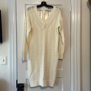 White Sweater Dress!